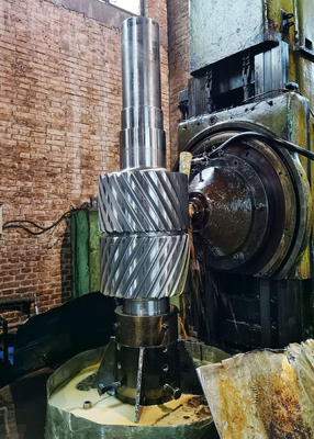 SAE 4340 Steel DP 1.5 24T ডাবল হেলিকাল গিয়ারস শ্যাফট ভারী শুল্ক প্রয়োগের জন্য