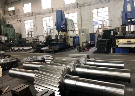 17CrNiMo6 ইস্পাত 12 মডিউল ট্রান্সমিশন গিয়ার শ্যাফ্ট টেকসই পাওয়ার ট্রান্সমিশনের জন্য