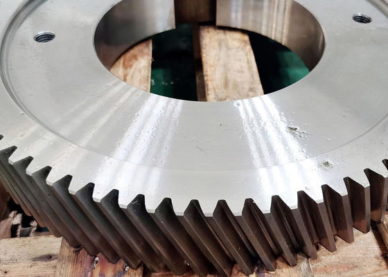 কার্বুরাইজিং তাপ চিকিত্সা 7 মডিউল এবং 68 দাঁত সঙ্গে শিল্প গিয়ারবক্স জন্য একক Helical গিয়ার