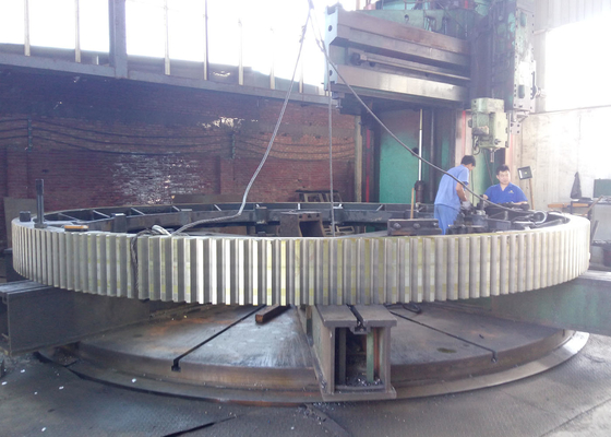 22 মডিউল ঘের গিয়ার এবং পিনিয়ন ZG42CrMo ট্রান্সমিশন স্পার গিয়ার
