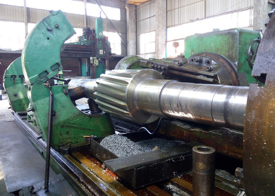 হেভি ডিউটি ​​ড্রাইভ সিস্টেমের জন্য 10 মডিউল SAE 4340 স্টিল হেলিকাল পিনিয়ন শ্যাফট