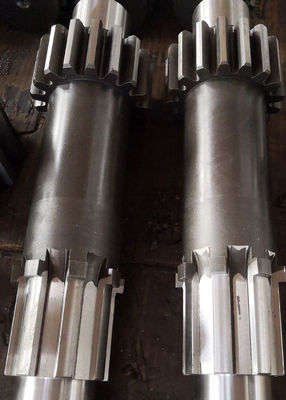 গিয়ারবক্স স্পিড রিডুসার স্ট্রেইট সাইডেড স্প্লাইন সহ পিনিয়ন গিয়ার শ্যাফ্ট