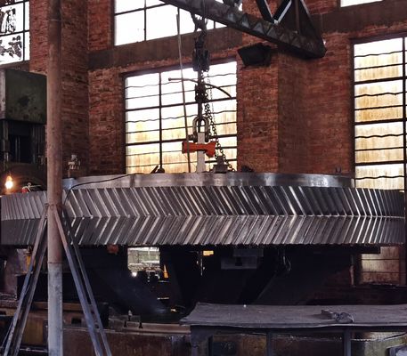 আইএসও 8-9 গ্রেড নির্ভুলতা হেরিংবোন গিয়ার সর্বোত্তম পারফরম্যান্সের জন্য কাস্টমাইজযোগ্য হেলিক্স কোণ