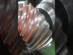 ডান হাতের স্পাইরাল বেভেল গিয়ার শ্যাফ্ট 6.5 মডিউল 503mm দৈর্ঘ্য